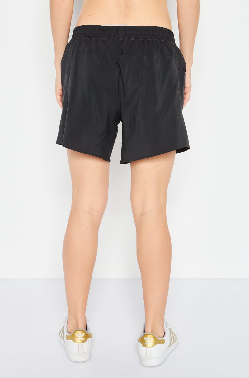 Reebok Women Sportswear Fit Brand Logo Training Shorts, Black - Image 2